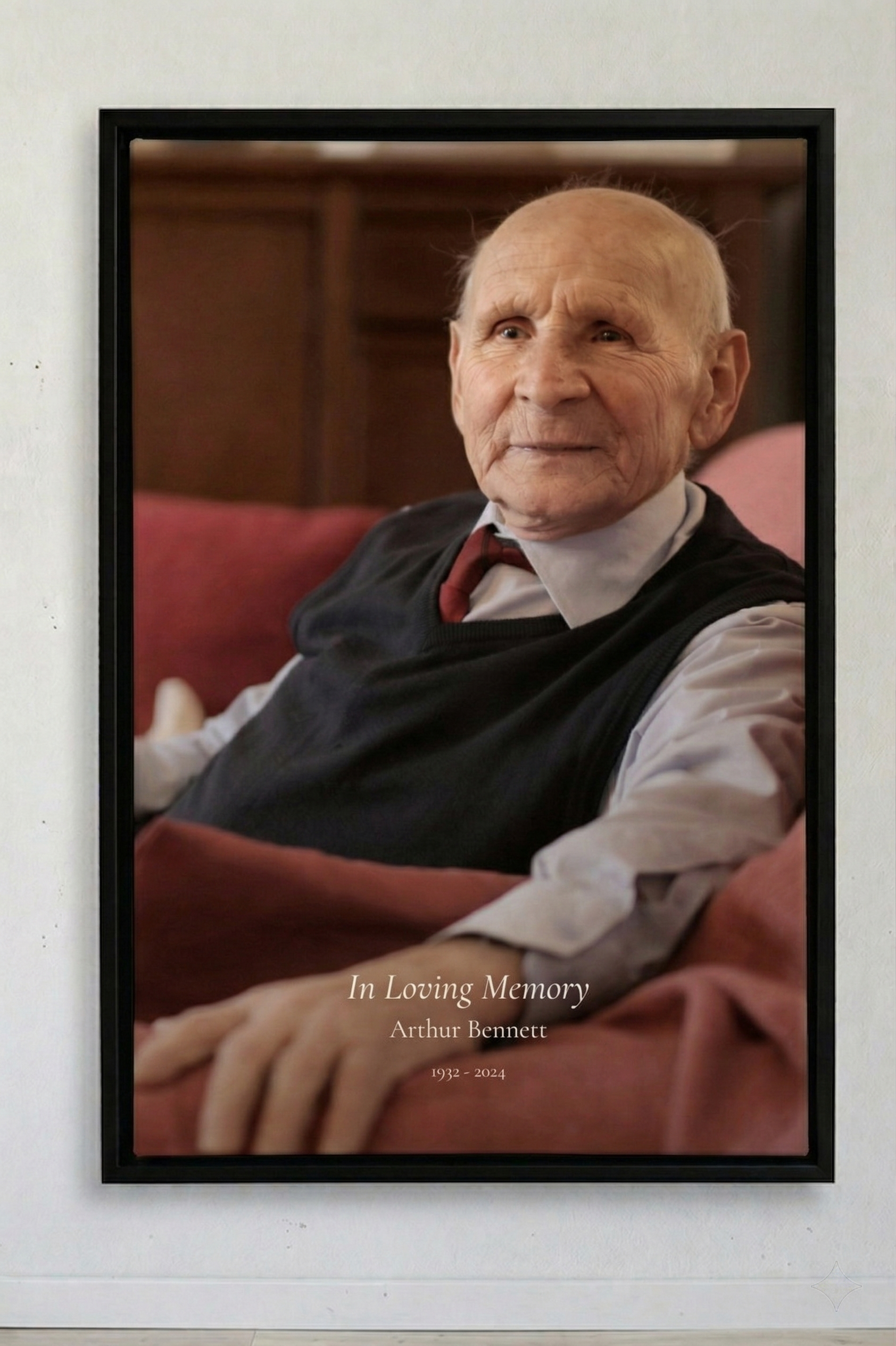 Custom Memorial Canvas™ – A Framed Tribute to Your Loved One