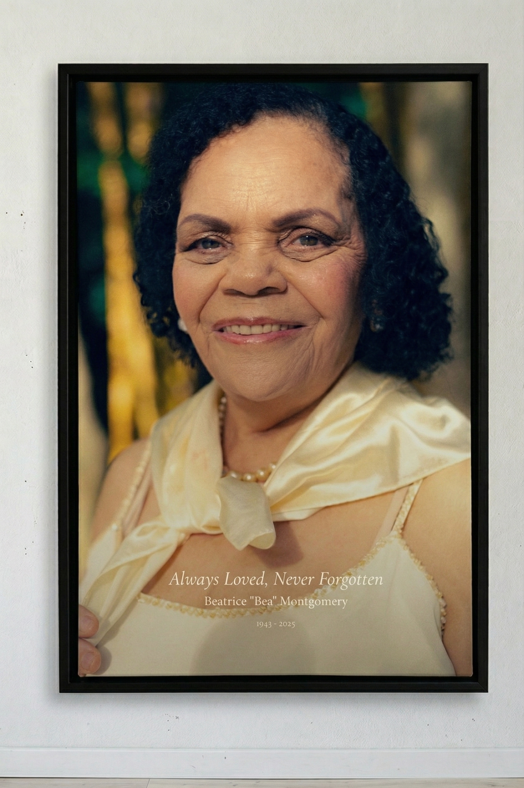 Custom Memorial Canvas™ – A Framed Tribute to Your Loved One