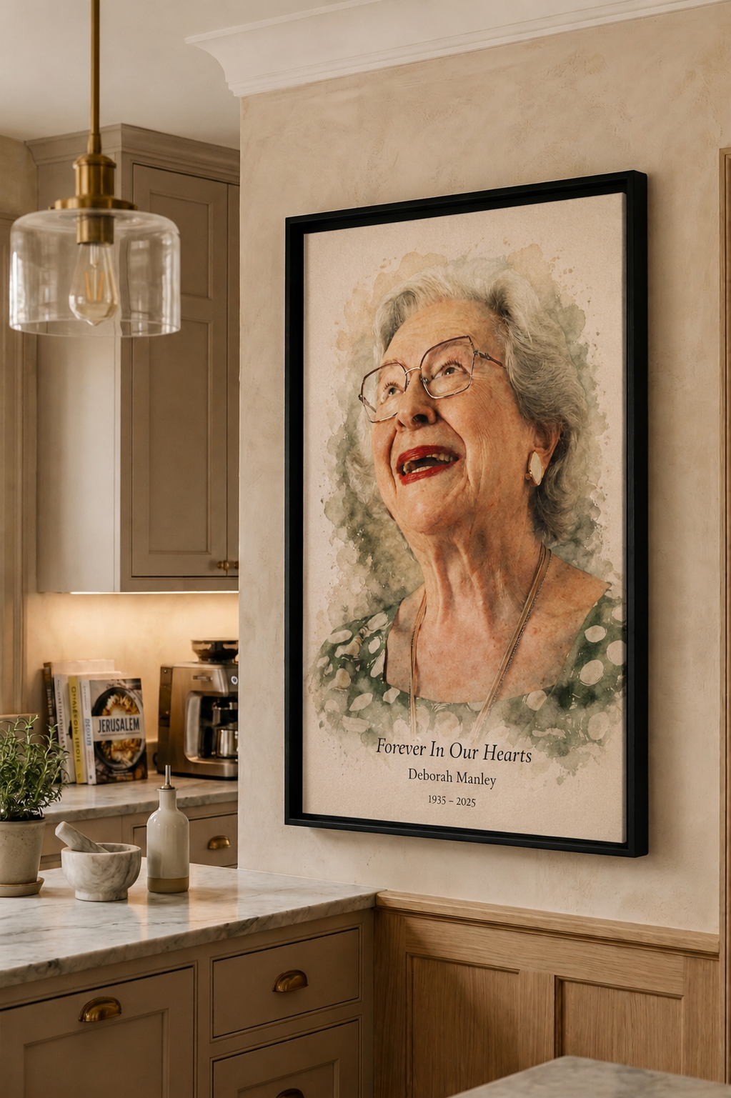 Custom Memorial Canvas™ – A Framed Tribute to Your Loved One