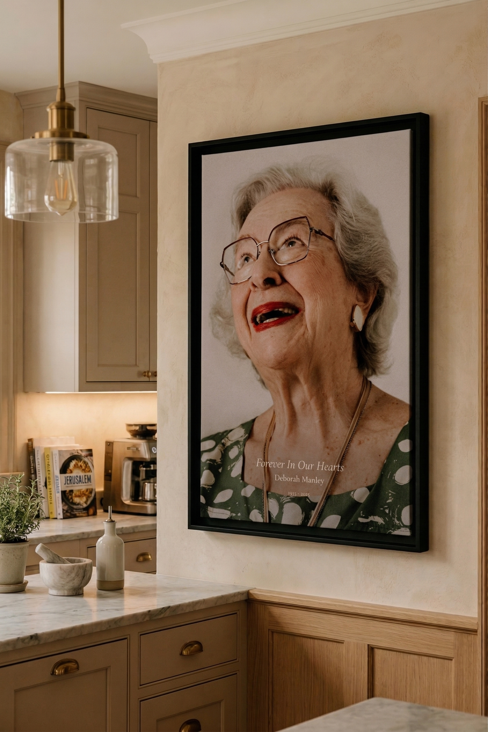 Custom Memorial Canvas™ – A Framed Tribute to Your Loved One